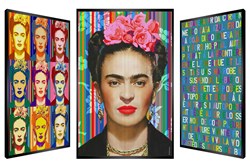 Many Faces of Frida by Patrick Rubinstein - Kinetic sized 29x19 inches. Available from Whitewall Galleries